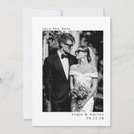 Modern Minimal Spara Datum Datumet