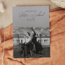 Modern minimal Spara datuminbjudan Inbjudningar