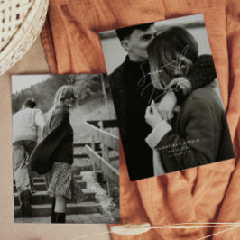 Modern minimal Spara datuminbjudan Inbjudningar