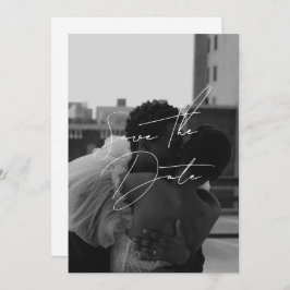 Modern minimal Spara datuminbjudan Inbjudningar