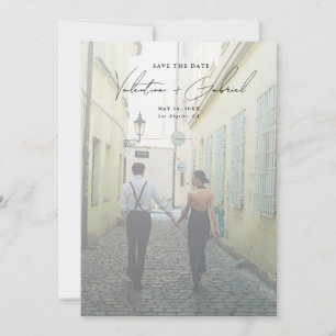 Modern minimal Spara datuminbjudan Inbjudningar