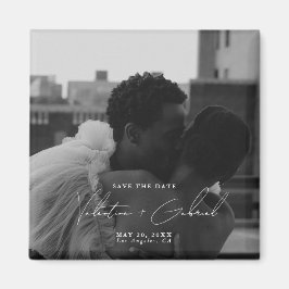 Modern minimal Spara datuminbjudan, magnet