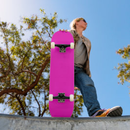 Modern minimal stötande Shock rosa Skateboard Bräda 19,5 Cm