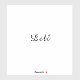 Modern Minimal Stylish Dell Design Klistermärken