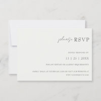 Modern minimal svart och vit typografi Bröllop