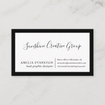 Modern minimal svart och vit