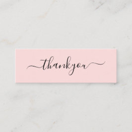 Modern minimal Tack för företag för orderinfogning Mini Visitkort