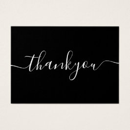 Modern minimal Tack för företag för orderinfogning Visitkort