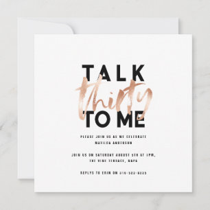 Modern minimal typografi, girig ro, 30:e guld