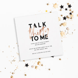 Modern minimal typografi, girig ro, 30:e guld