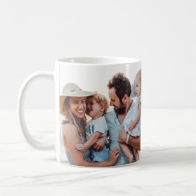 modern minimal typografi-helgdag kaffemugg (Vänster)