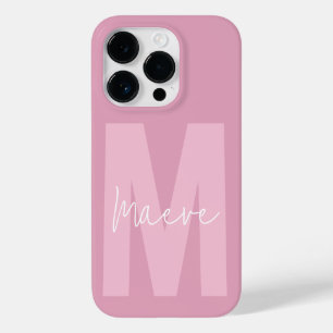 Modern minimal typografi i monogram rosa gigantisk