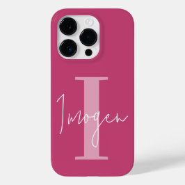 Modern minimal typografi i monogram rosa i giganti