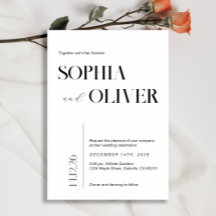 Modern minimal typografi