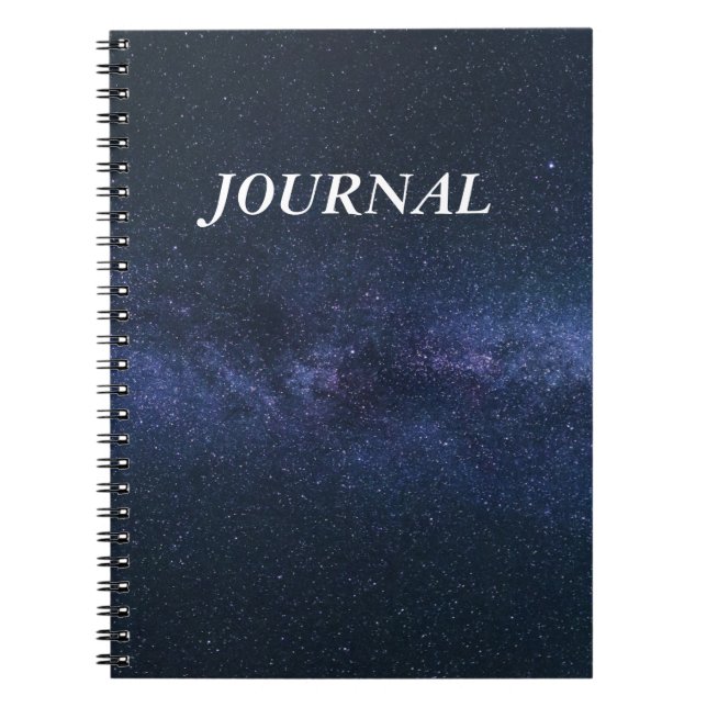 Modern minimal typografi journal anteckningsbok (Framsidan)