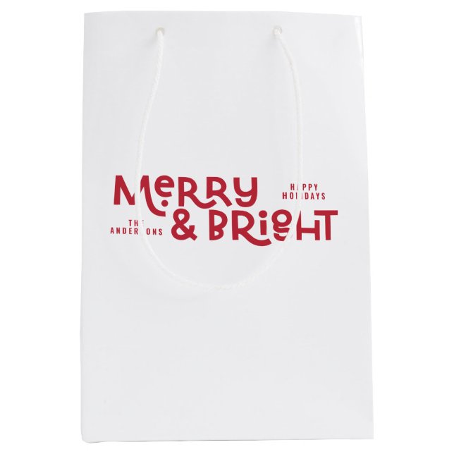 Modern minimal typografi - merry och smart (Framsidan)