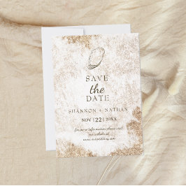 Modern Minimal vattenfärgsrasterfack Spara Datumet