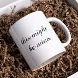 Modern minimal Vin-citat från Kärlek Funny Magisk Mugg<br><div class="desc">Modern minimal Vin-citat från Kärlek Funny</div>
