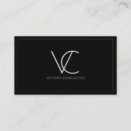 Modern minimal visitkort