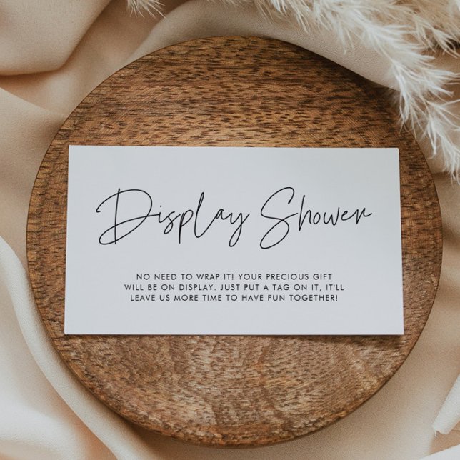 Modern minimal Visning-skal Tilläggskort (Skapare uppladdad)