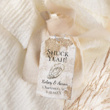 Modern minimal Watercolor Oyster Beach Wedding