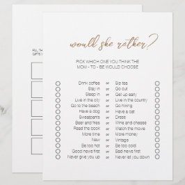 Modern minimala spel för babyskor med två sidor