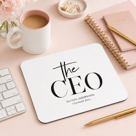 Modern Minimalisk Personlig CEO Musmatta
