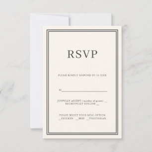 Modern minimalism OSA Responcard Kort
