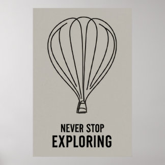 Modern minimalism Utforska alltid Poster