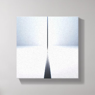 Modern Minimalist Abstract Vertical Beam - 3D  Canvastryck