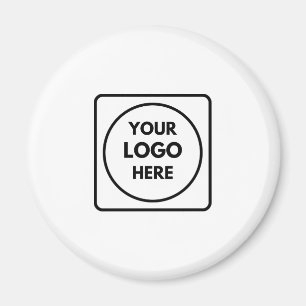 Modern Minimalist Anpassad företagslogotyp Magnet