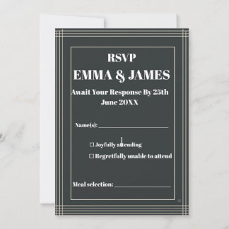 Modern Minimalist Anpassningsbar Save The Date Inbjudningar