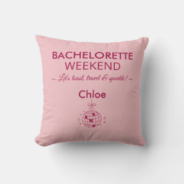 Modern Minimalist Bachelorette Weekend | Pink Kudde