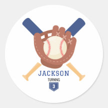 Modern minimalist baseball slagträff födelsedag