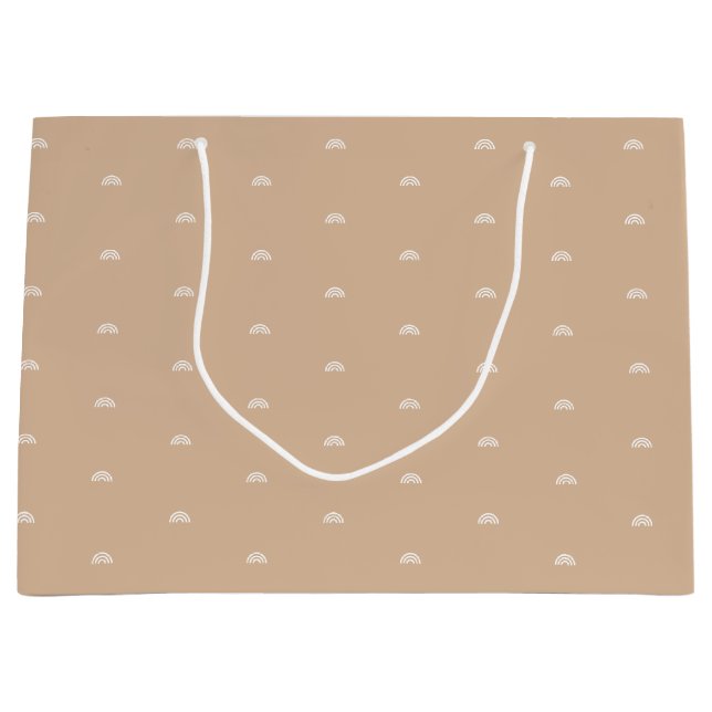 Modern minimalist Beige Boho Rainbow (Framsidan)