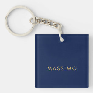 Modern minimalist blå guld professionell trendig
