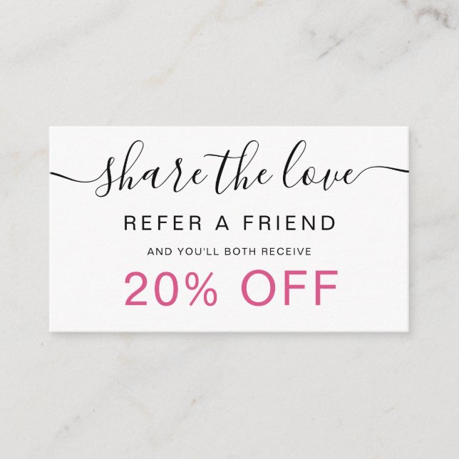 modern minimalist black and white visitkort (Framsida)