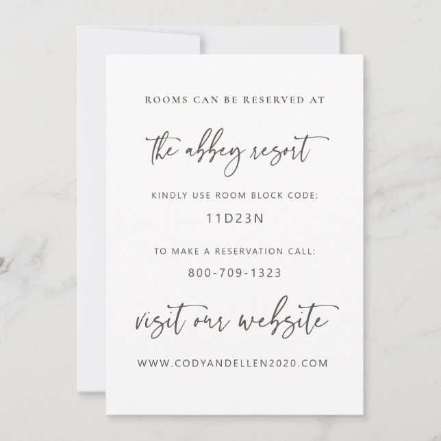 Modern Minimalist Boendekort Inbjudningar (Framsida)