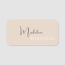 Modern Minimalist Boho Beige-skript