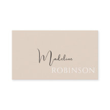 Modern Minimalist Boho Beige-skript