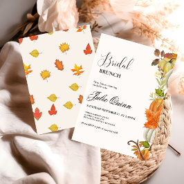 Modern Minimalist Boho Fall Pumpkin-Möhippa Inbjudningar