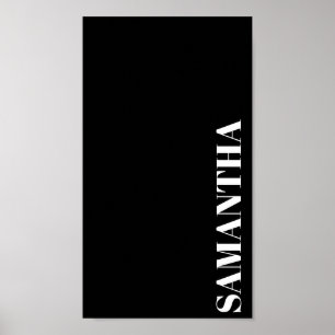 Modern Minimalist Bold All Caps Phone Wallpaper Poster