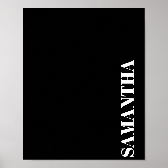 Modern Minimalist Bold All Caps Phone Wallpaper Poster (Framsidan)