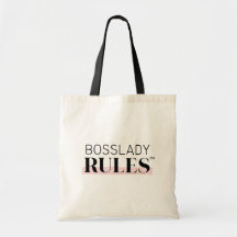 Modern Minimalist BossLady Regler Logotyp