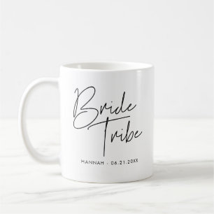 Modern minimalist Bride Tribe Kaffemugg