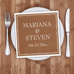 Modern minimalist Brown Pappersservett