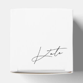 Modern minimalist brudtärna-förslagslåda presentaskar