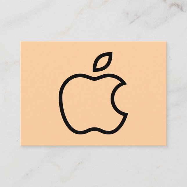 Modern Minimalist Business Card Template  Visitkort (Framsida)