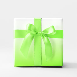 Modern minimalist chartreuse till vit ombré presentpapper