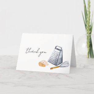 Modern minimalist Chef Kitchen Baby Shower Tack Kort